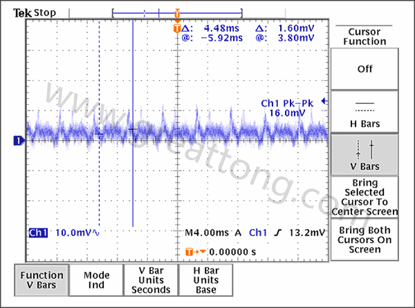  圖10. 在VCO電源端增加旁路電容后減小了噪聲。-深圳宏力捷