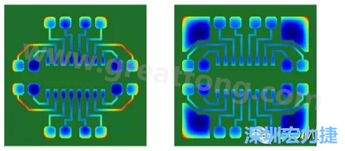 通過(guò)仿真，可以快速簡(jiǎn)單地重新設(shè)計(jì)并計(jì)算不同圖形布局所得到的厚度均勻性-深圳宏力捷