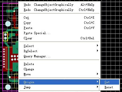 依次按“E、O、S”將原點(diǎn)設(shè)置到圖形的左下角